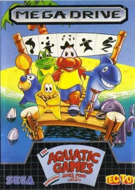 Aquatic Games Starring James Pond and the Aquabats, The (USA, Europe) box cover front